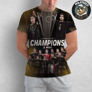 2025 Concacaf Gold Cup Champions Are Mexico Record 10th Gold Cup Champions Title All Over Print Shirt