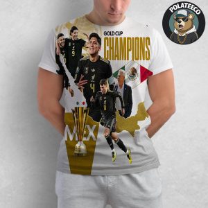 2025 Gold Cup Champions Mexico Defeats USMNT For 2nd-Straight Champions Title And 10th Championships Title In History All Over Print Shirt
