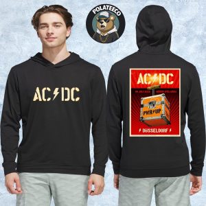 ACDC Dusseldorf Concert Poster 2025 PWR UP Tour At Merkur Spiel-Arena In Germany On July 8th 2025 Two Sided Essential T-Shirt