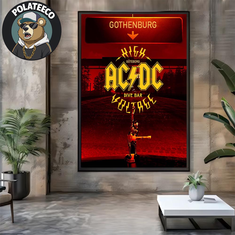 ACDC Gothenburg 2025 High Voltage Dive Bar At Surr Arena Avagen 24 Goteborg Sweden Home Decor Poster Canvas ACDC Gothenburg 2025 High Voltage Dive Bar At Surr Arena Avagen 24 Goteborg Sweden Home Decor Poster Canvas