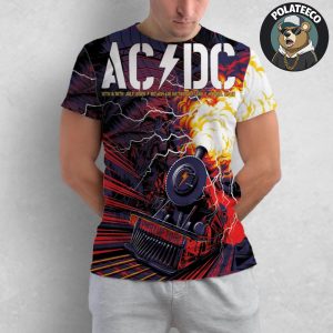 ACDC Madrid 2025 PWR UP Tour At Riyadh Air Metropolitano In Spain On July 12-16 2025 All Over Print Shirt