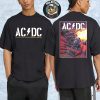 ACDC Whole Lotta Rosie Madrid 2025 PWR UP Tour At Riyadh Air Metropolitano In Spain On July 12-16 2025 Two Sided Unisex T-Shirt