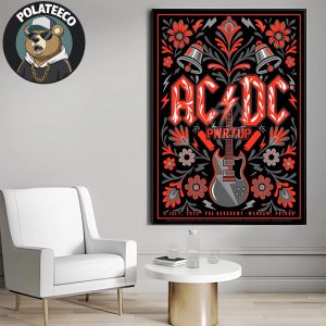 ACDC Warsaw 2025 PWR Up World Tour Poster Show At PGE Narodowy In Poland In July 4 2025 Wall Art Home Decor Poster Canvas