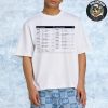 ATP Tour 2026 Season Full Calendar Official Poster Two Sided Essential T-Shirt