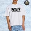 Billy Strings 2025 Australia And New Zealand Tour Dates List Exclusive Merchandise Artwork By Logan Fox Two Sided Unisex T-Shirt