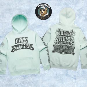 Billy Strings Australia And New Zealand Tour 2025 Exclusive Merchandise Artwork By Logan Fox Hoodie