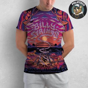 Billy Strings Sydney 2025 Concert Poster At ICC Sydney Theatre In Australia On July 17 2025 All Over Print Shirt