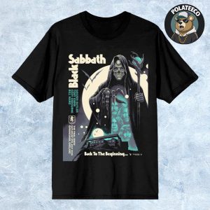Black Sabbath Skeleton Tee Black Sabbath x Ozzy Osbourne Back To The Beginning 2025 At Villa Park In Birmingham UK On July 5th 2025 T-Shirt