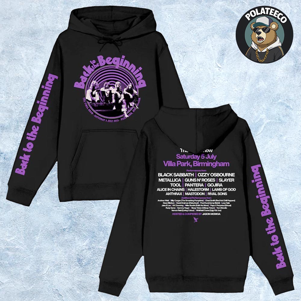 Black Sabbath x Ozzy Osbourne Back To The Beginning 2025 Event Hoodie At Villa Park In Birmingham UK On July 5th 2025 T-Shirt Hoodie Black Sabbath x Ozzy Osbourne Back To The Beginning 2025 Event Hoodie At Villa Park In Birmingham UK On July 5th 2025 T-Shirt Hoodie