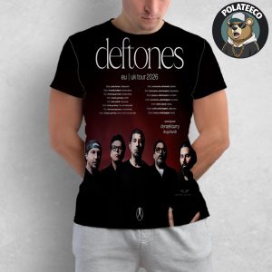Deftones 2026 EU And UK Tour Dates List With Special Guests Denzel Curry And Drug Church All Over Print Shirt
