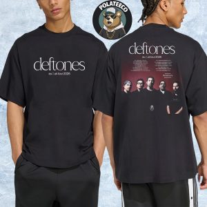 Deftones 2026 EU And UK Tour Dates List With Special Guests Denzel Curry And Drug Church Two Sided Essential T-Shirt