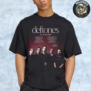 Deftones 2026 EU And UK Tour Dates List With Special Guests Denzel Curry And Drug Church Unisex T-Shirt