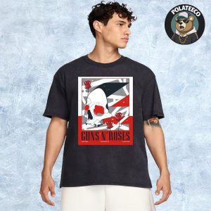 Guns N Roses Belgrade 2025 Poster World Tour Summer At Usce Park In Serbia On July 18th 2025 Unisex T-Shirt