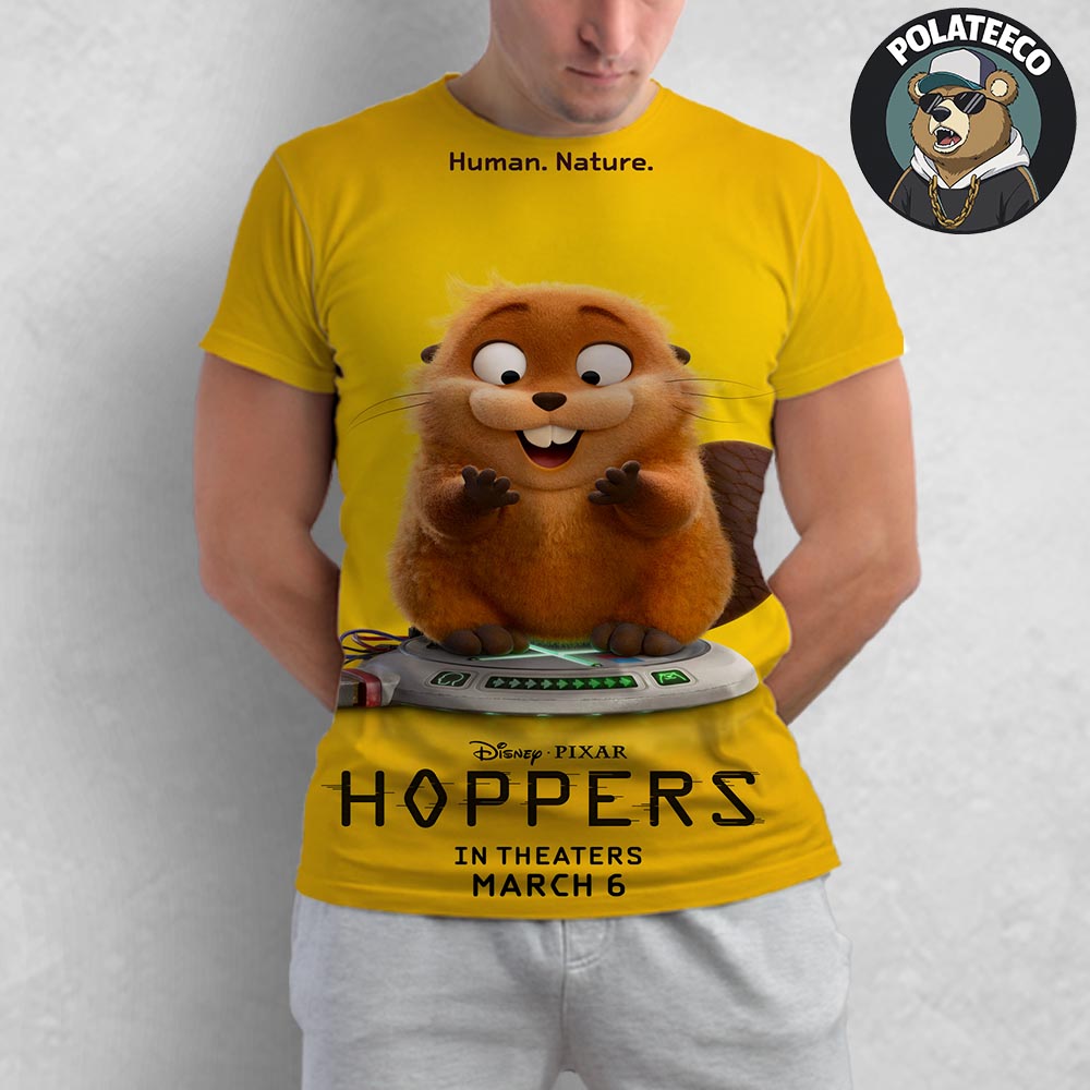 Human Nature Hoppers Official Teaser Poster Of Disney And Pixar In Theaters On March 6 2026 All Over Print Shirt Human Nature Hoppers Official Teaser Poster Of Disney And Pixar In Theaters On March 6 2026 All Over Print Shirt