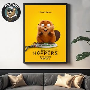 Human Nature Hoppers Official Teaser Poster Of Disney And Pixar In Theaters On March 6 2026 Home Decor Poster Canvas