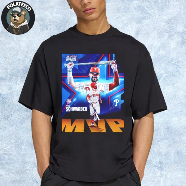 Kyle Schwarber Is 2025 MLB All Star Game Ted Williams MVP Award Winner Unisex T-Shirt