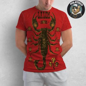 La Lom Southern Euro Tour 2025 Scorpion Poster Schedule Dates And Cities List On November All Over Print Shirt