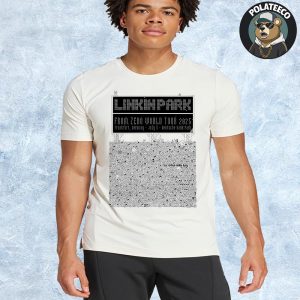 Linkin Park Frankfurt Poster 2025 From Zero World Tour Show At Deutsche Bank Park In Germany On July 8 2025 Unisex T-Shirt
