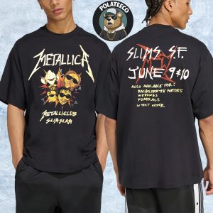 Metallica 1996 Metallica Club Only Metallica Slim Slam Show In San Francisco OverLoad Metallica Black Box Exclusive Mechandise Tee Two Sided Unisex T-Shirt