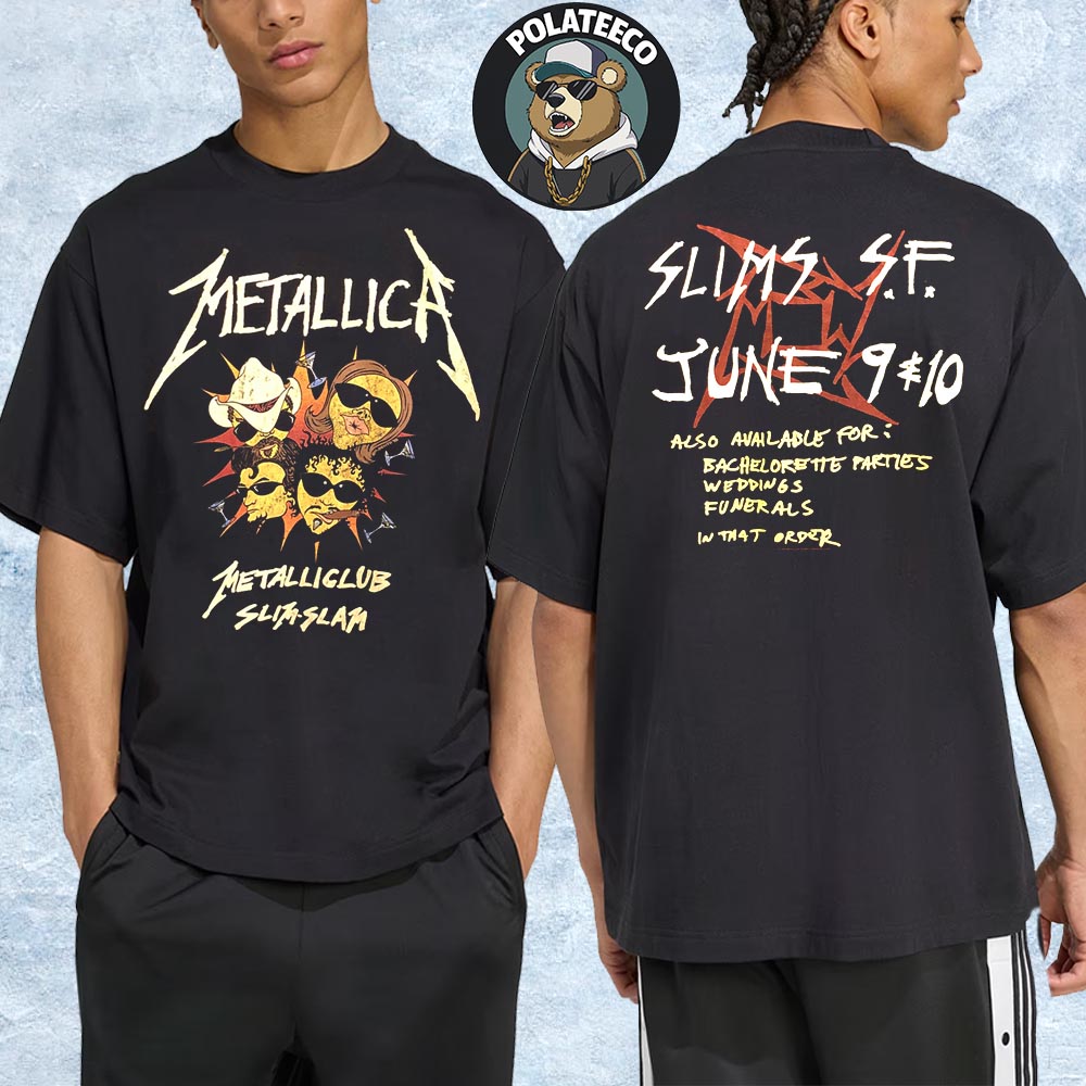 Metallica 1996 Metallica Club Only Metallica Slim Slam Show In San Francisco OverLoad Metallica Black Box Exclusive Mechandise Tee Two Sided Unisex T-Shirt Metallica 1996 Metallica Club Only Metallica Slim Slam Show In San Francisco OverLoad Metallica Black Box Exclusive Mechandise Tee Two Sided Unisex T-Shirt