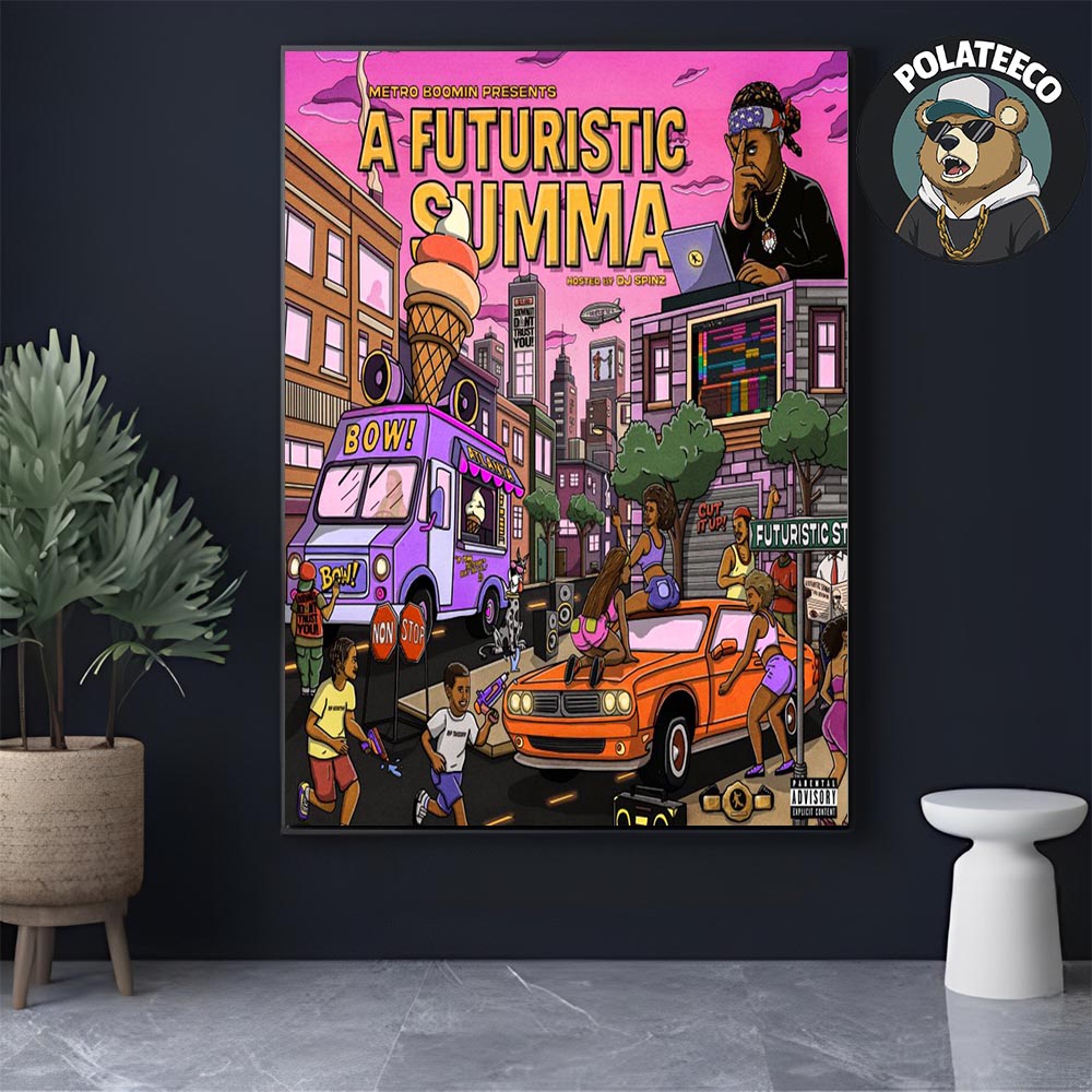 Metro Boomin Presents A Futuristic Summa Hosted By DJ Spinz On July 22 2025 Home Decor Poster Canvas Metro Boomin Presents A Futuristic Summa Hosted By DJ Spinz On July 22 2025 Home Decor Poster Canvas