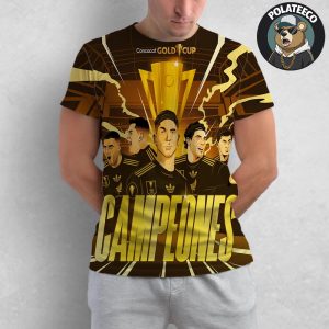 Mexico Bicampeon Campeones 2025 Concacaf Gold Cup All Over Print Shirt