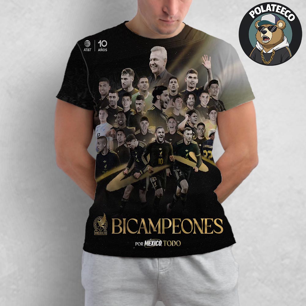 Mexico Bicampeon Campeones 2025 Concacaf Gold Cup Por Mexico Todo All Over Print Shirt Mexico Bicampeon Campeones 2025 Concacaf Gold Cup Por Mexico Todo All Over Print Shirt