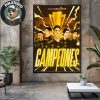 Mexico Bicampeon Campeones 2025 Concacaf Gold Cup Por Mexico Todo Wall Art Home Decor Poster Canvas