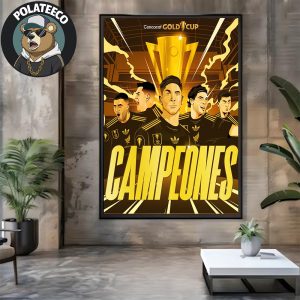 Mexico Bicampeon Campeones 2025 Concacaf Gold Cup Wall Art Home Decor Poster Canvas