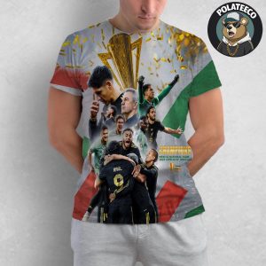 Mexico National Team Are 2025 Concacaf Gold Cup Champions All Over Print Shirt