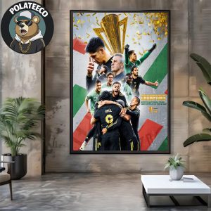 Mexico National Team Are 2025 Concacaf Gold Cup Champions Wall Art Home Decor Poster Canvas