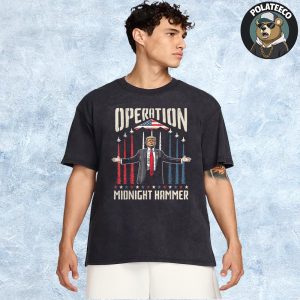 Midnight Hammer B-2 Stealth Jet Operation Donald Trump Midnight Hammer Unisex T-Shirt