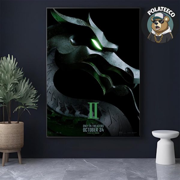Mortal Kombat II First Trailer Poster Only In Theaters October 24 2025 Filmed For Imax Home Decor Poster Canvas