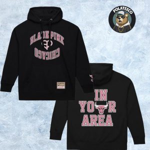 NBA Collaboration Blackpink x Chicago Bulls Black Two Sided All Over Print Pullover Hoodie