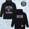NBA Collaboration Blackpink x Los Angeles Lakers Purple Tee Two Sided All Over Print Shirt