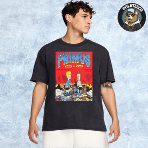 Primus Onward And Upward 2025 Concert Poster At Iroquois Amphitheatre Louisville KY On July 15 2025 Unisex T-Shirt
