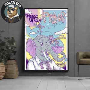 Primus Onward And Upward Detroit 2025 Poster Show At Michigan Lottery Amphitheatre At Freedom Hill In Michigan On July 16 2025 Home Decor Poster Canvas
