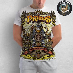 Primus Onward And Upward Summer Tour 2025 Official Poster All Over Print Shirt