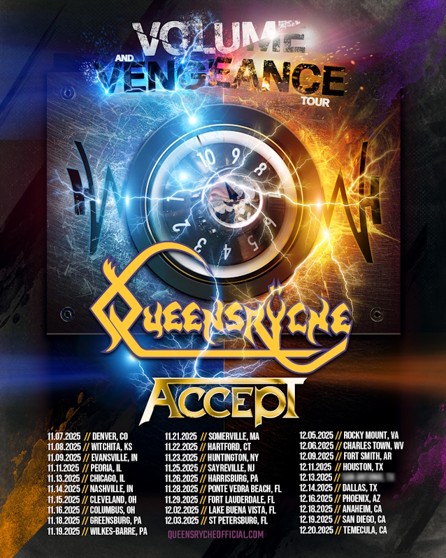 QUEENSRŸCHE And ACCEPT Announce Fall 2025 U.S. Tour