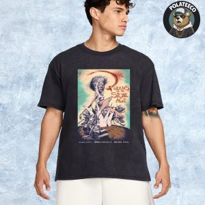 Queens Of The Stone Age Concert Poster At AMA Music Festival In Romano d’Ezzelino Italy On July 16 2025 Unisex T-Shirt