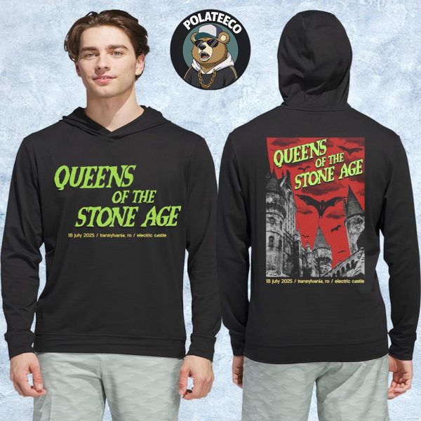 Queens Of The Stone Age Transylvania Romania 2025 Poster Show At Electric Castle On July 18th 2025 Two Sided Essential T-Shirt