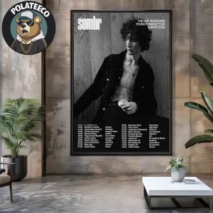 Sombr The Late Nights And Young Romance Tour Europe 2026 Schedule Dates And Cities List Home Decor Poster Canvas