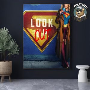 Supergirl First Poster Look Up Out Only In Theaters On June 26 2026 Home Decor Poster Canvas