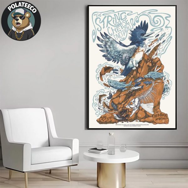The String Cheese Incident Art That Feeds Food Drive At Red Rocks Amphitheatre In Morrison CO On July 18-19 2025 Home Decor Poster Canvas