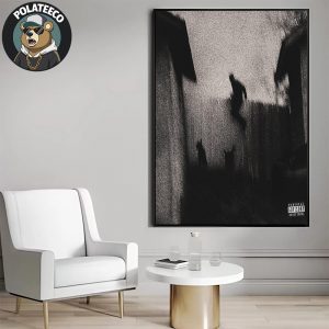 Travis Scott Jackboys 2 Album’s Cover Art Featuring A Shadowy Figure Home Decor Poster Canvas