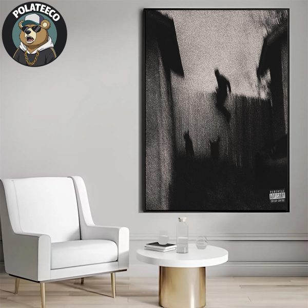 Travis Scott Jackboys 2 Album’s Cover Art Featuring A Shadowy Figure Home Decor Poster Canvas