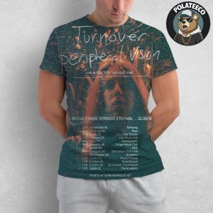 Turnover Peripheral Vision Tour 2025 Poster Live In Full For The First Time Schedule Dates And Cities List All Over Print T-Shirt