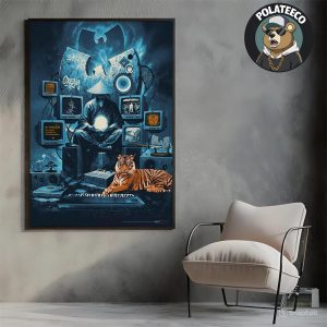 Wu Tang Clan Columbus Ohio 2025 Concert Poster At Nationwide Arena On July 9 Home Decor Wall Art Poster Canvas