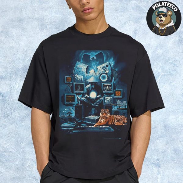 Wu Tang Clan Columbus Ohio 2025 Concert Poster At Nationwide Arena On July 9 Unisex Essential T-Shirt