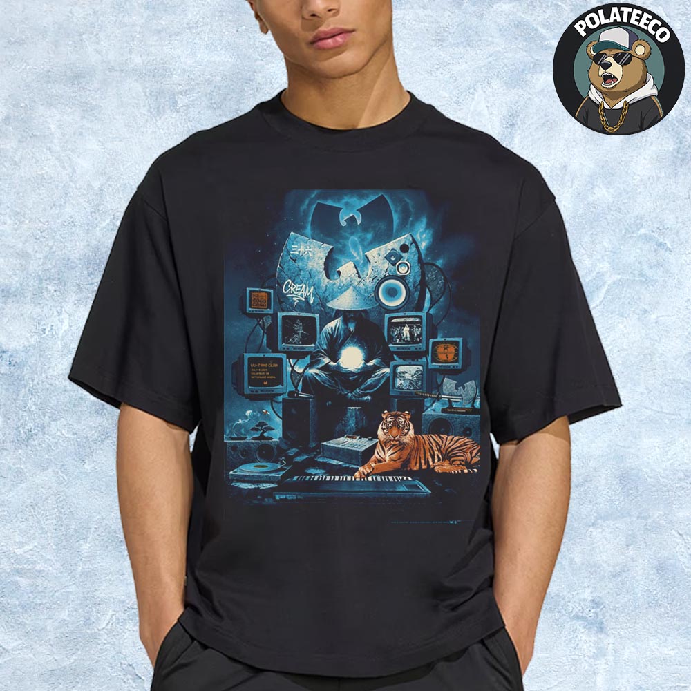 Wu Tang Clan Columbus Ohio 2025 Concert Poster At Nationwide Arena On July 9 Unisex Essential T-Shirt Wu Tang Clan Columbus Ohio 2025 Concert Poster At Nationwide Arena On July 9 Unisex Essential T-Shirt